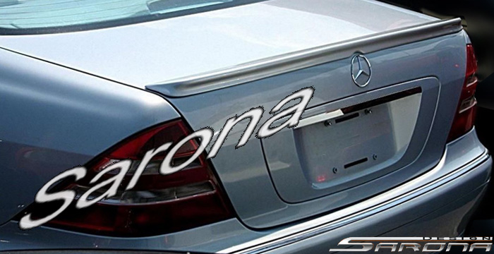 Custom Mercedes S Class  Sedan Trunk Wing (2000 - 2006) - $249.00 (Part #MB-101-TW)